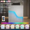Pult pre recepciu s LED osvetlením, moderný recepčný pult s Náhľad obrázku produktu 7