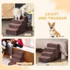 PawHut honden trap, 4 treden, afneembare bekleding, 44 cm, Productafbeelding-voorbeeld 7