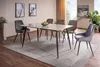 Jídelní stůl JUSEF - 160x90, bílý / černý Náhled obrázku produktu 7