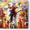 Wanduhr - Quadrat - Glasuhr - gehen liebhaber - 40x40cm - Produktbild-Vorschau 1
