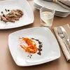 MALACASA, Serie Julia, 6 Tlg. Flachteller Set aus Porzellan Produktbild-Vorschau 4