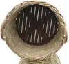 VAN DER LEEDEN Rattan Kaminholzkorb mit Rollen Ø 60 cm Produktbild-Vorschau 6