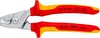 NW-KNIPEX Cesoie per cavi (lunghezza 160 mm / testa cromata Anteprima dell’immagine prodotto 1