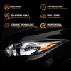 A close-up of a car headlight with marketing text overlayed. Anteprima dell’immagine prodotto