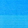 A close-up view of a blue solar pool cover with a bubble texture. Produktbild-Vorschau