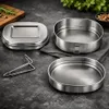 Lunchbox Camping Brotdose Brotzeit-Dose Edelstahl Box Produktbild-Vorschau 9