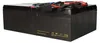A black battery pack with wires and connectors on top, set against a white background. Produktbild-Vorschau