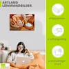 ARTland Leinwandbild Feines Brotsortiment I Größe: 60x40 cm Produktbild-Vorschau 2
