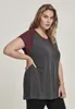 Urban Classics Ladies - RAGLAN Contrast Top charcoal - XL Produktbild-Vorschau 10