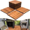 Jopassy 4m² piastrelle di legno acacia mosaico per terrazza Anteprima dell’immagine prodotto 2