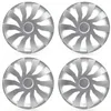 4 copricerchi da 14 pollici, copricerchi Hill argento opaco Anteprima dell’immagine prodotto 4