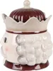 Clayre & Eef Vorratsglas Nussknacker Ø 16x19 cm Beige Produktbild-Vorschau 3