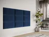 Čalouněný nástěnný panel 60x30 PAG - modrá Náhled obrázku produktu 1