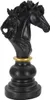 Mauro Ferretti Schachfigur Pferd 14x11x27 cm schwarz gold Produktbild-Vorschau 1