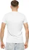 A person wearing a white t-shirt and jeans, viewed from the back. Produktbild-Vorschau