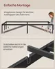 Diagrams showing how to assemble a bed frame. Produktbild-Vorschau
