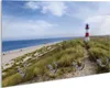 Wallario Schlüsselbrett aus Glas, Motiv: Am Strand von Sylt Produktbild-Vorschau 1