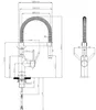 Victory GT2101 Küchenarmatur aus massivem Edelstahl mit Produktbild-Vorschau 2