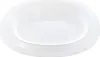 A white oval bowl on a white background. Anteprima dell’immagine prodotto