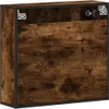 vidaXL Koupelnová zrcadlová skříňka kouřový dub 65x20x60 cm Náhled obrázku produktu 7