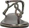 LA STRADA Damen Sandalen aus Kunstleder in Silber, Produktbild-Vorschau 7