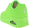 A side view of a bright green SKECHERS Uno Night Shades shoe. Produktbild-Vorschau