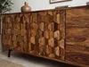 FineBuy Sideboard Sheesham Massivholz 175 cm 2 Türen & 3 Produktbild-Vorschau 4