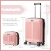 COSTWAY 2-dielna sada kufrov, 20" príručný kufor 35L + 14" Náhľad obrázku produktu 3
