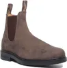 A single brown leather boot is shown against a white background. Náhľad obrázku produktu