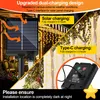 Jopassy 15M Solar LED Ice Rain Fairy Lights Outdoor Indoor Podgląd zdjęcia produktu 4