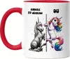 Andere 55-Jährige Du Einhorn Tasse Rot Geburtstag Lustig 55 Produktbild-Vorschau 1