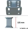 AHK Distanzplatte 125mm Flanschkugel 83x56/90mm Verzinkt Produktbild-Vorschau 5