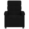 masážne kreslo vidaXL Black Fabric Náhľad obrázku produktu 4