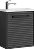 Badplaats Mobile Lavamani Etna 40 x 22 cm - Nero Opaco - Anteprima dell’immagine prodotto 1