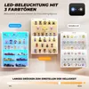 BROTTAR Wandvitrine Weiß mit Glastüren, 6 verstellbaren Produktbild-Vorschau 4