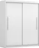 A white sliding door wardrobe is shown against a white background. Náhled obrázku produktu