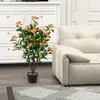 COSTWAY albero di camelia artificiale 100cm, palma Anteprima dell’immagine prodotto 2