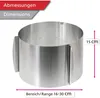wenco Premium Tortenring Verstellbar 16 30 cm Durchmesser Produktbild-Vorschau 7