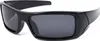 Superdunkle, polarisierte Sonnenbrille mit schwarzen Produktbild-Vorschau 1