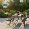 Ensemble de salon de jardin pliable Relaxdays, ensemble de Voir les images du produit 2
