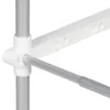 Waschmaschinenregal Weiß 70 x 27 x 136 cm Aluminium Produktbild-Vorschau 8