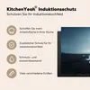 KitchenYeah© Herdabdeckplatte Strand - Himmel - Schwarz , Produktbild-Vorschau 6