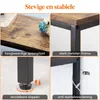 Schmale Konsole 180 cm mit Steckdosen & USB, Rustikales Braun Productafbeelding-voorbeeld
