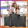 OMNA | 3-in-1 Koffer auf Rollen Set - Schwarz - Leicht, Produktbild-Vorschau 3