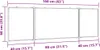 vidaXL Magnetická skládací tabule 160x60x1,7 cm hliníková Náhled obrázku produktu 7