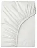 IKEA BRUKSVARA Spannbettlaken weiß, 140x200 cm, recycelt Produktbild-Vorschau 1