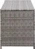 vidaXL Garten-Auflagenbox Grau 150x50x60 cm Poly Rattan Produktbild-Vorschau 3