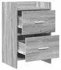 vidaXL Nachtkastjes, 2 stuks, grijs Sonoma, 40 x 30 x 60 Productafbeelding-voorbeeld 3