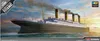 A painting of the Titanic ship sailing on the ocean with smoke coming from its funnels. Produktbild-Vorschau