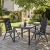 Gartentisch Comfort 90 x 90 cm mit Nonwood Platte Gestell Produktbild-Vorschau 3